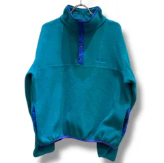 L.L.Bean エルエルビーン フリースプルオーバー 筆記体ロゴ刺繍 90s ヴィンテージ 緑 グリーン フリーサイズ メンズ 冬 ゴーゴー古着久喜倉庫店No.国312T