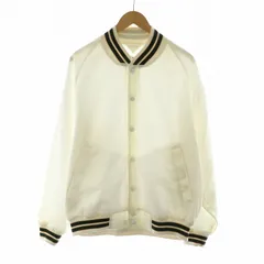 B&Y ユナイテッドアローズ BEAUTY&YOUTH ビューティー&ユース H SOUVENIR STADIUM BLOUSON ブルゾン ジャンパー スタジャン アウター M 白 ホワイト 1225-199-9435 /NQのサムネイル