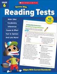 Scholastic Success with Reading Tests Grade 6 Workbook
