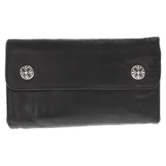 CHROME HEARTS (クロムハーツ) WAVE WALLET CROSS BUTTON ウェーブ