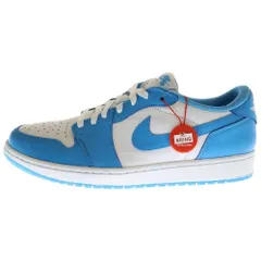 NIKE SB (ナイキエスビー) AIR JORDAN 1 LOW QS UNC Eric Koston CJ7891-401 エアジョーダン1 ノースカロライナ エリックコストン ローカットスニーカー ホワイト/ブルー US12/30cm