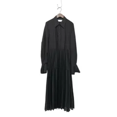 KOEISTORE ワンピース レディース 春 夏 春夏 黒 シャツワンピ