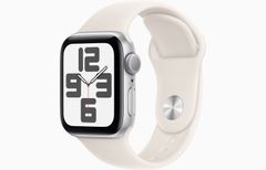 【未開封正規品】Apple Watch SE (GPSモデル) - 40mmシルバーアルミニウムケースとスターライトスポーツバンド - S/Mのサムネイル
