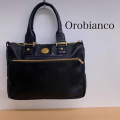 Orobianco　オロビアンコ　レザー　トートバッグ　A4  ハンドバッグ　BKr6-4