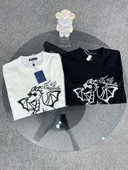【今日特価】Louis Vuitton 小龍刺繍 クルーネック T シャツ