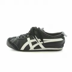 オニツカタイガー Onitsuka Tiger MEXICO66 スニーカー シューズ 25.0cm ブラック ホワイト 1183C102 /NQ