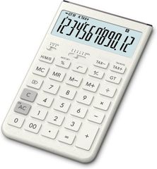 カシオ計算機 カラフルデザイン電卓 オフホワイト JT-200T-WE-N