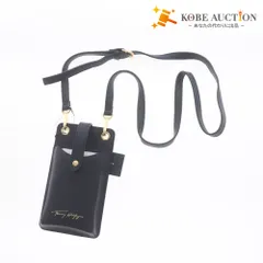 ■ トミーヒルフィガー スマホショルダー スマホウォレット ポーチ 69J9086 ゴールド金具 レディース ネイビー タグ付き 新品 未使用