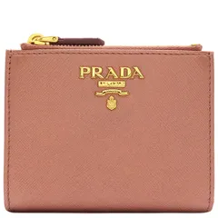 よこ115cm極美品✨ プラダ 1ML024 サフィアーノ Wジップ 二つ折り 財布 ピンク