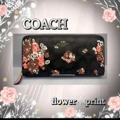 Sale 匿名配送 新品 ✳️ COACH コーチ 財布 メドレーブーケ-