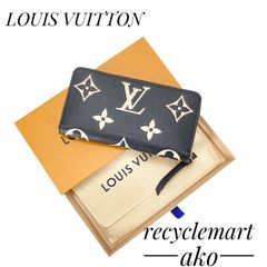 LOUIS VUITTON ルイヴィトンM80481バイカラーモノグラム アンプラントジッピー・ウォレット
