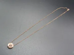 NINA RICCI ニナリッチ ラインストーン ロゴモチーフ ネックレス ペンダント アクセサリー レディース ゴールド系 DD8797