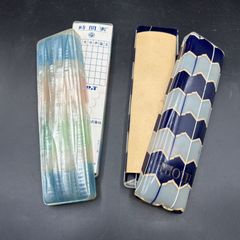 2個セット　レトロ　セルロイド　筆箱　ペンケース　小物入れ