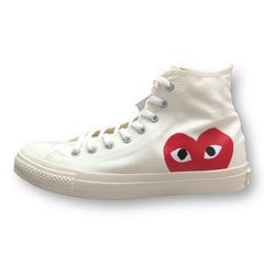 新品 PLAY COMME des GARCONS × Converse コラボ ハート ハイカットスニーカー プレイコムデギャルソン コンバース AZ-K113-001-2-6  27cm