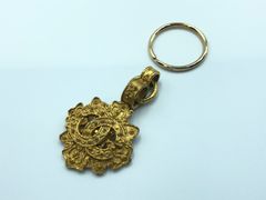 【管理番号101.】 CHANEL シャネル ココマーク キーホルダー キーリング ゴールドカラー 04 A