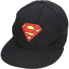 古着 90年代 SUPER MAN スーパーマン ベースボールキャップ フリーサイズ相当 ヴィンテージ/gaa004158