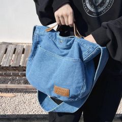 Bag, Shoulder Bag, Denim, Women's, Shoulder Bag, Crossbody Bag, Casual, Large Capacity, Backpack, Tote Bag, Shoulder Bag, Men's, Belt, Stylish, Sports, Men's, Kids, Girls, Elementary School, Middle School, High School, University, Work, Walking, Cycling, A4, Motorcycle, Leather, Waterproof, Lightweight 203010