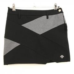 DESCENTE GOLF スカート ブラック グレー 61/S - メルカリ