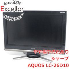 [bn:14] SHARP　26V型 液晶テレビ AQUOS　LC-26D10-B　ブラック　リモコンなし