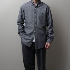 Ralph Lauren Black Chambray B.D Shirt "slim fit" 131138