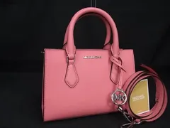 ■新品同様■ MICHAEL KORS マイケルコース レザー 2WAY ハンドバッグ トート ショルダー 斜め掛け レディース ピンク系 BL4040
