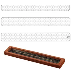 【新品】 PAVIKE 線香立て 横置き 線香皿用 金属網 (3枚セット) 横型香炉 取り替用網 線香皿用ネット ステレンス 蚊取り線香ホルダー 耐熱 断熱 交換用 お香置き 香炉灰ステンレススチール製 処分簡単 0