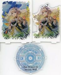 [중고] 아크릴 스탠드 아크릴 패널 루미스 필레스 배경이있는 아크릴 스탠드 [e 찬스! 퀴즈 RPG 마법사와 검은 고양이 위즈 블랙 위즈 GRAND FINALE 온라인 복권] B-3 상