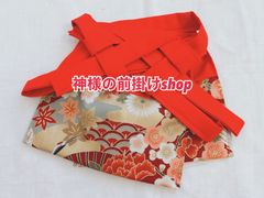お稲荷様、狛犬様、お地蔵様の前掛け2枚セット20×17cm