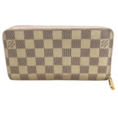 【中古】 LOUIS VUITTON ルイ・ヴィトン ジッピー・ウォレット ダミエ・アズール  ローズバレリーヌ N63503 レディース 長財布 ロングウォレット ホワイト ピンク 24026665MY