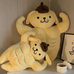 ポムポムプリン ぬいぐるみ 筋肉 人気 超可愛い プレゼント 60cm  40cm
