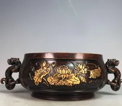 宣徳年製 獅子香炉 古銅 茶道具 旧家整理品 /香炉 中国美術 唐物 宣徳年製 獅子香炉 古銅 茶道具 旧家整理品 /香炉 中国美術 唐物