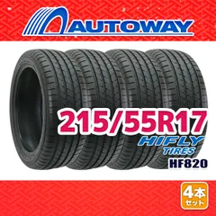 【AUTOWAY】 新品 215/55R17 サマータイヤ HIFLY HF820 17インチ 4本セット 夏タイヤ オートウェイのサムネイル