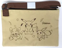 【中古】バッグ ピカチュウ＆パモ＆イーブイ おでかけサコッシュ 「ポケットモンスター」 2024ポケモンパンでプレゼントゲットキャンペーン B賞