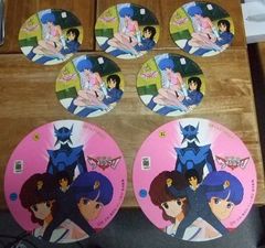 S1264【未使用めんこセット】夢戦士ウイングマン めんこ 特大 23,7ミリ 3枚＋ 大 14,3ミリ 5枚の7枚セット☆TK