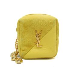 Saint Laurent サンローラン ジェイミー キューブ チャーム ポーチ