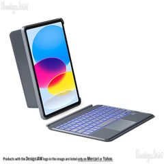 [DJ24000073] Inateck iPad 10世代用 キーボード付きケース 10.9インチ トラックパッド・7色バックライト搭載 (未開封)