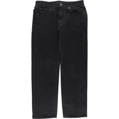 古着 リーバイス Levi's 505 ブラックデニム テーパードデニムパンツ メンズw33相当/eaa535059