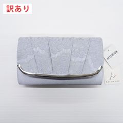 【 訳あり 】 アウトレット バッグ 結婚式 シルバー フォーマル パーティーバック レース サテン クラッチバッグ お呼ばれ 20代 30代 40代 haremode 5047