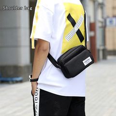 新品　ブラック　ショルダーバッグ 肩掛けバッグ　男女兼用　メルカリショップ