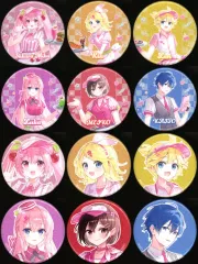 【中古】バッジ・ピンズ 全12種セット 「VOCALOID 初音ミク 桜ミク×ROUND1 描き下ろし アメリカンダイナーver. Art by ふーみ トレーディンググリッター缶バッジ」