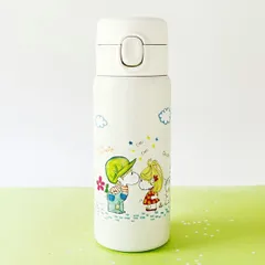 水森亜土 ワンプッシュボトル 350ml 保温 保冷 水筒 ステンレスボトルのサムネイル