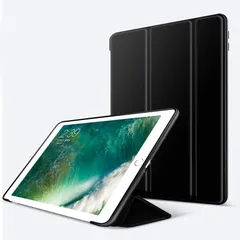 【在庫処分】JHZZWJ ipad air/ipad 5世代/ipad 6世代/ipad air2 9.7 用 ケース ipad 5/6/世代 用 カバー スマートカバー スタンドケース 三つ折り畳み式 オートスリープ ipad 9.7 用 black