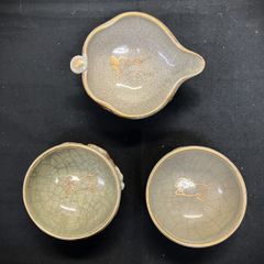 ARITAYAKI 有田焼 皿 小皿 幸楽窯 金彩錦絵山水 六角銘々皿 5客