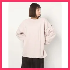 ★スタッフおすすめ★∞2wayロングスウェット  ◇身長169cm B85 W59 H90/モデル着用サイズM 上品　おすすめ おしゃれ　★売れ筋★　人気 高見え　高級感