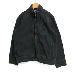 ポロバイラルフローレン ブルゾン ジャケット アウター スウェット キッズ 男の子用 130サイズ ブラック Polo by Ralph Lauren 【中古】のサムネイル