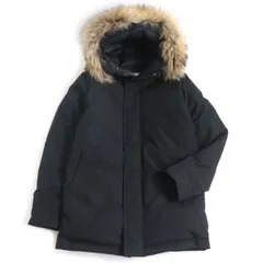 極美品□PYRENEX/ピレネックス ANNECY FUR  ラクーンファー フーデッド WZIP ダウンコート/ダウンジャケット ブラック S 正規品 メンズのサムネイル