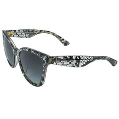 ドルチェ&ガッバーナ ドルガバ D&G DG4190-A 1901/8G 54□19 140 3N サングラス アイウェア ブラック クリア ロゴ DOLCE&GABBANA