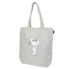 【メール便】スヌーピー トートバッグ サガキャンバス スクエアトート JC ジョー クール ピーナッツ ナカジマ サガラ刺繍 手提げかばん キャラクター グッズ 