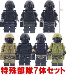 ☆武器付き 超重厚 高品質 SWAT 重装備 特殊部隊セット×7 銃器 武器 レゴ互換☆ - メルカリ