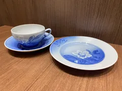 【希少品】B&G ビングオーグレンダール★クリスマスローズ★デザート皿　5枚 希少品】B&G ビングオーグレンダール☆クリスマスローズ